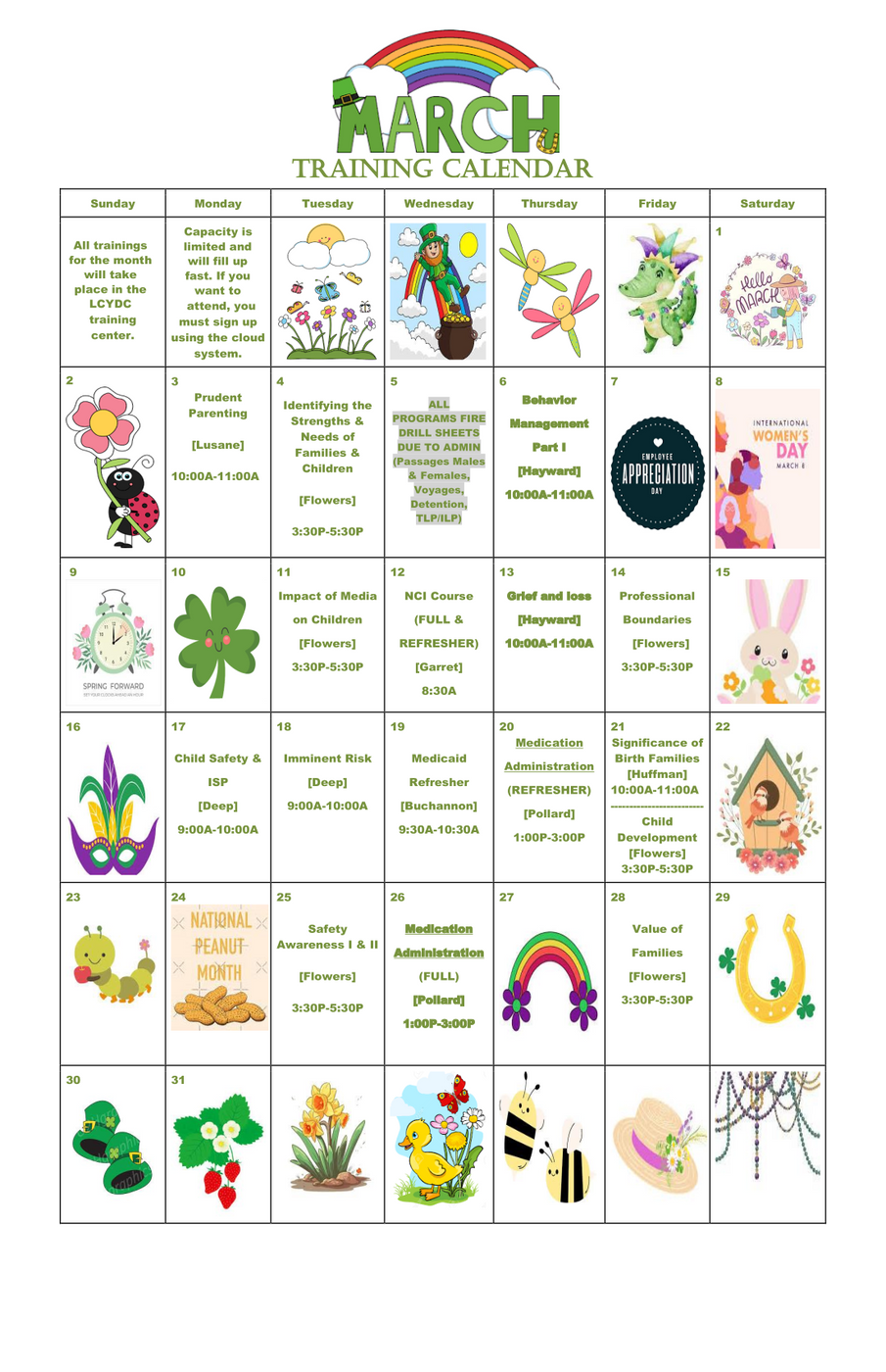 March 2025 Calendar